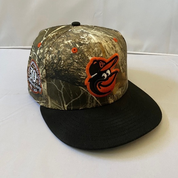 New Era Baltimore orioles 30th anniversary real tree Camo hat cap MLB mossy oak